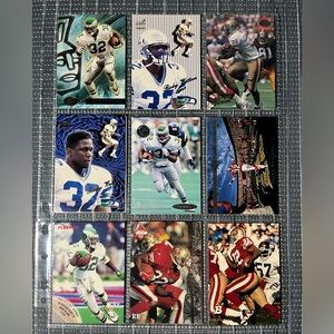 🏈 Ricky Watters NFL National Football League Sports Trading Cards, Qty 10 Lot #1